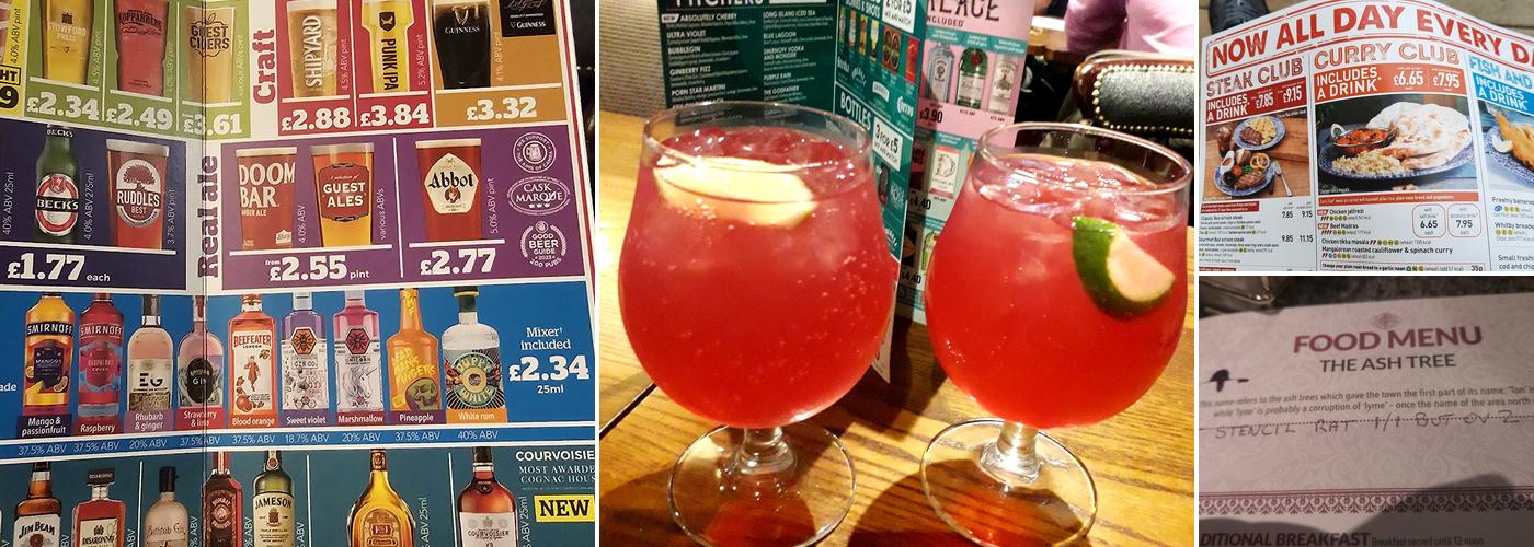 The Ash Tree - JD Wetherspoon Menu