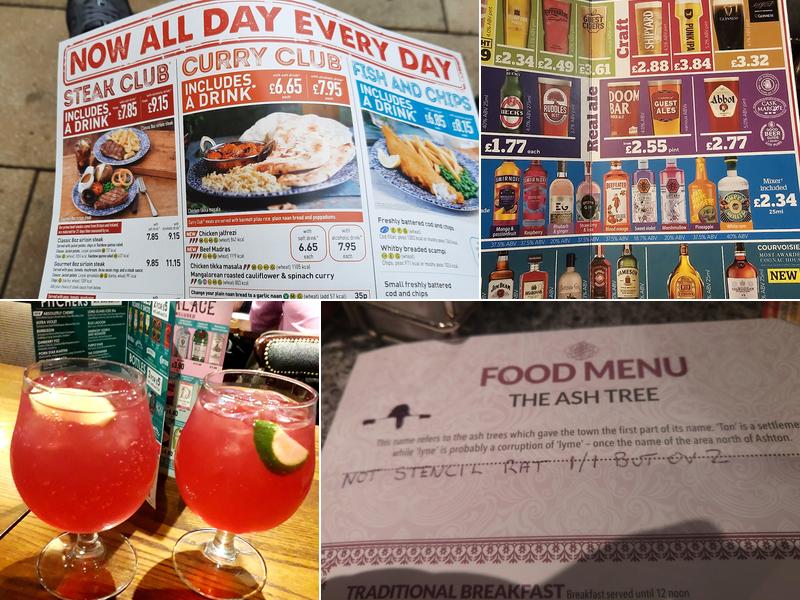 The Ash Tree - JD Wetherspoon Menu