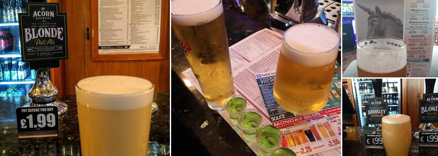 The Unicorn - JD Wetherspoon Menu