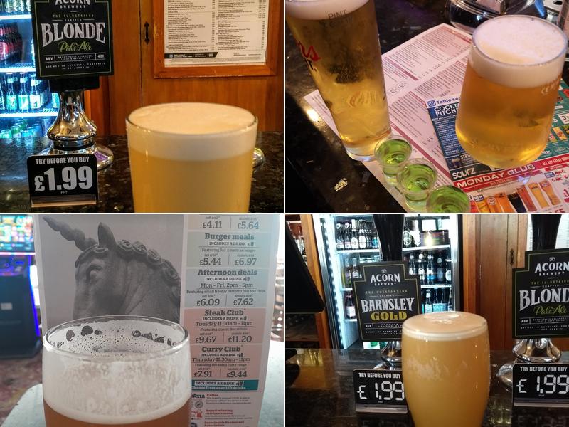 The Unicorn - JD Wetherspoon Menu