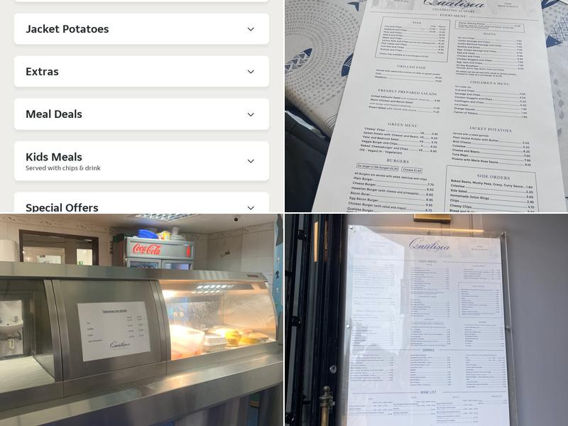 Qualisea Fish Restaurant Menu