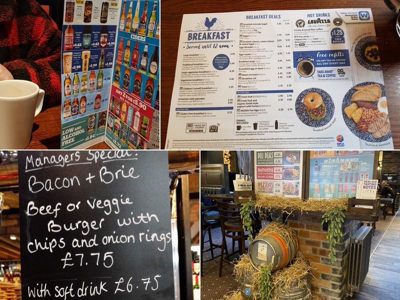 The Six Gold Martlets - JD Wetherspoon Menu