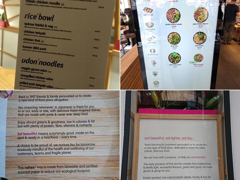 itsu - Great Peter St Menu