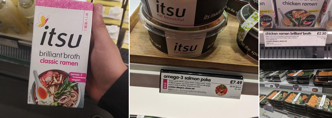 itsu - Cheapside Menu