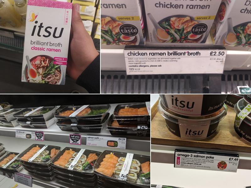 itsu - Cheapside Menu