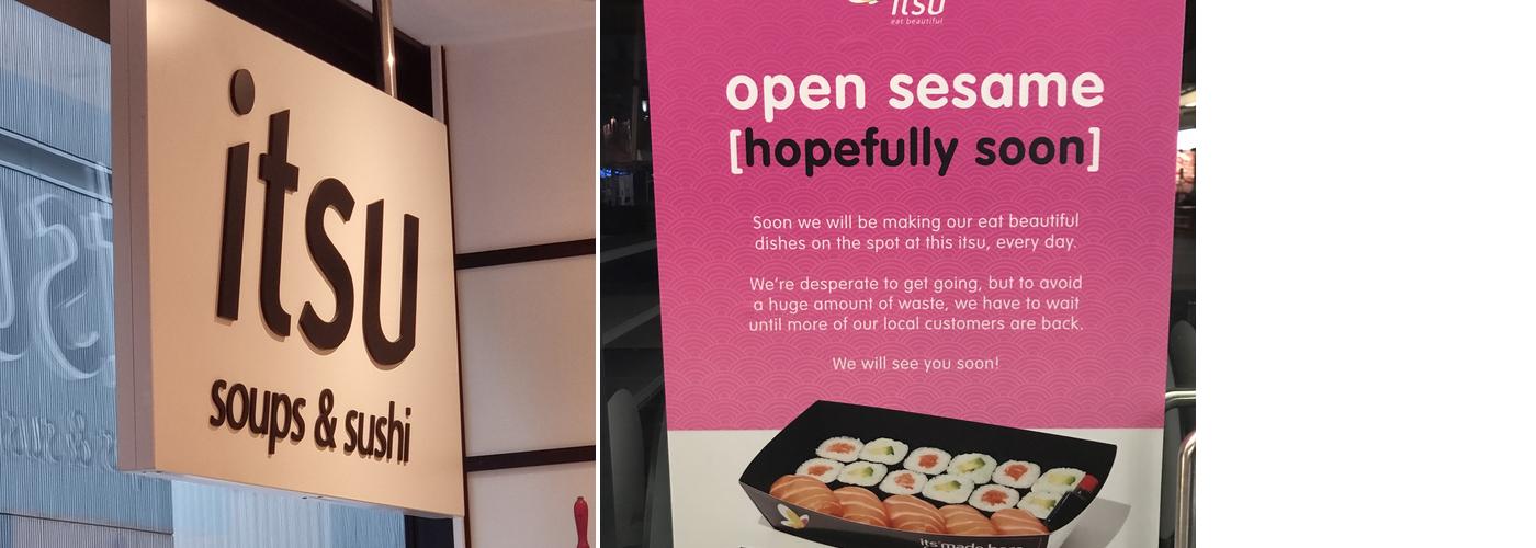 itsu - Broadwick St Menu