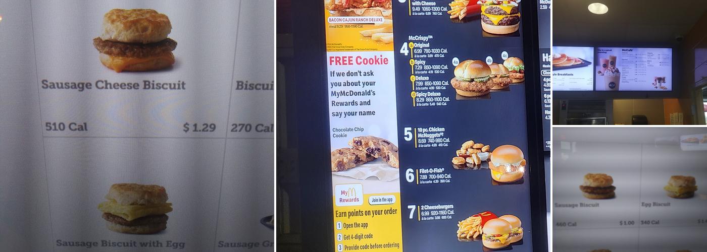 McDonald's Menu