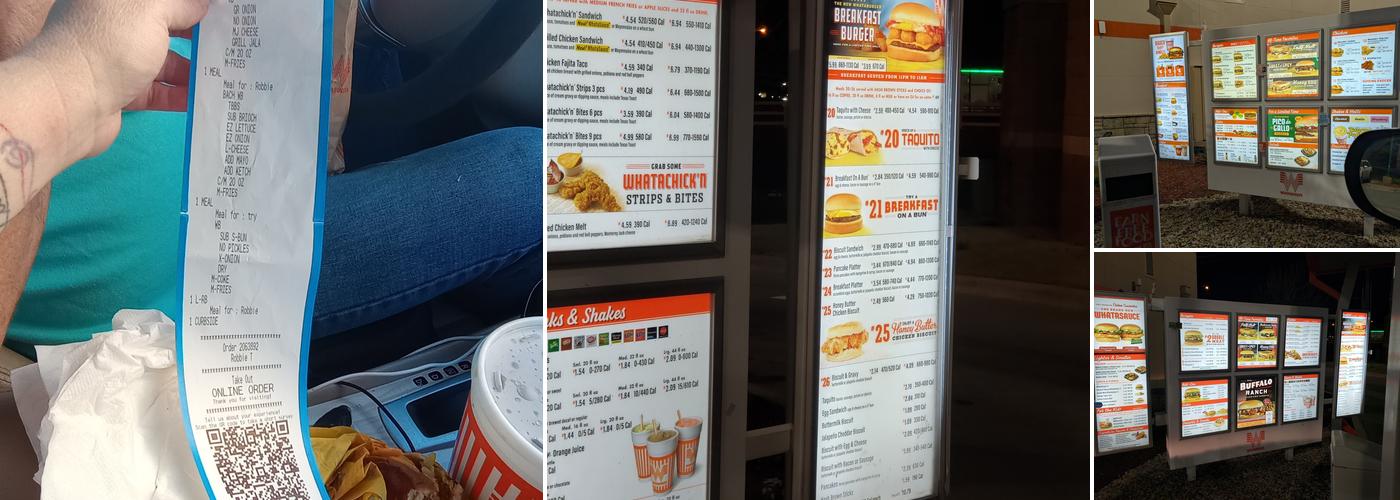 Whataburger Menu