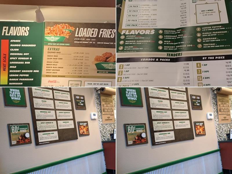 Wingstop Menu