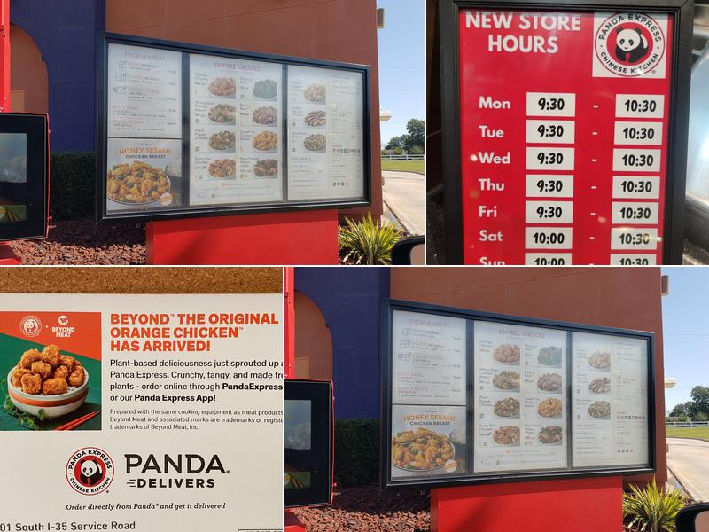 Panda Express Menu