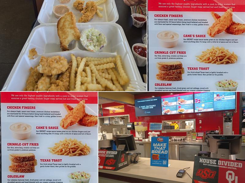 Raising Cane's Chicken Fingers Menu