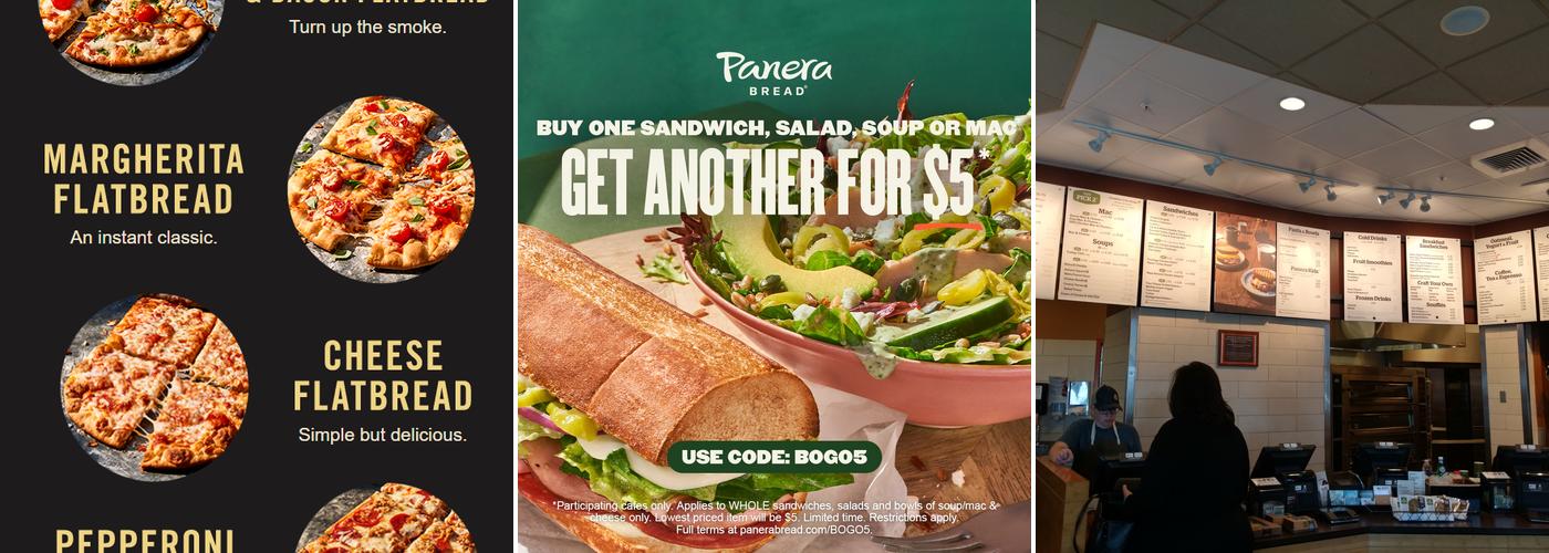 Panera Bread Menu