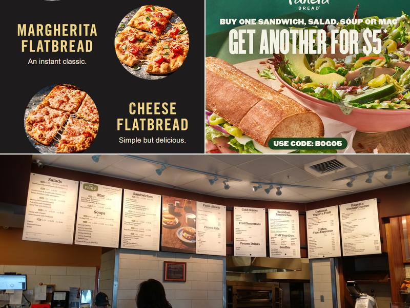 Panera Bread Menu