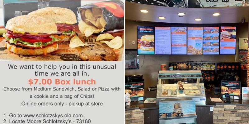Schlotzsky's Menu