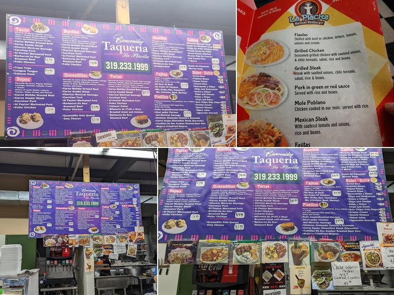 La Placita Taqueria Menu