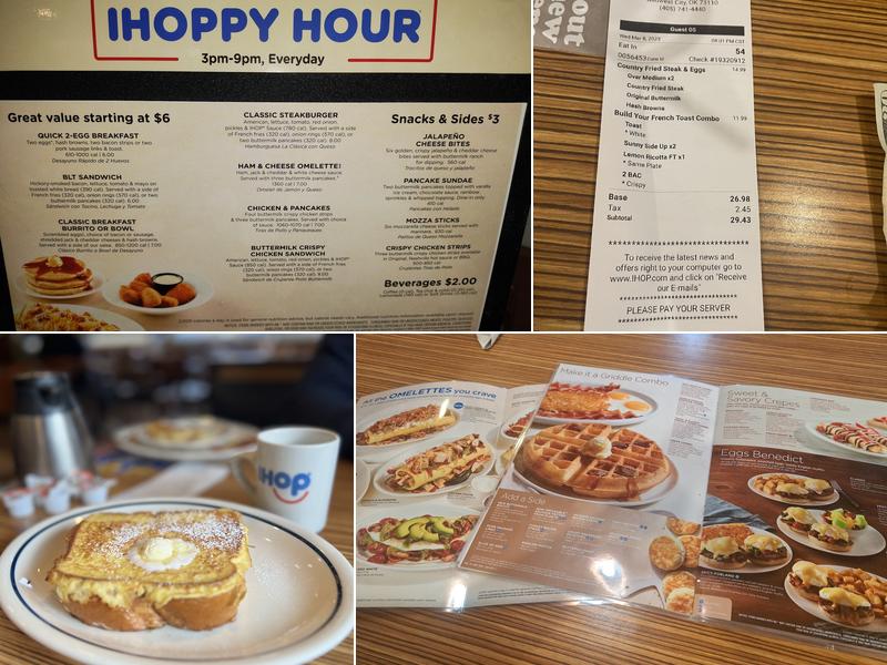 IHOP Menu