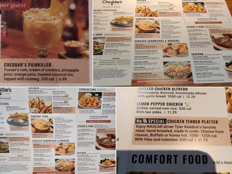 Cheddar's Scratch Kitchen Menu