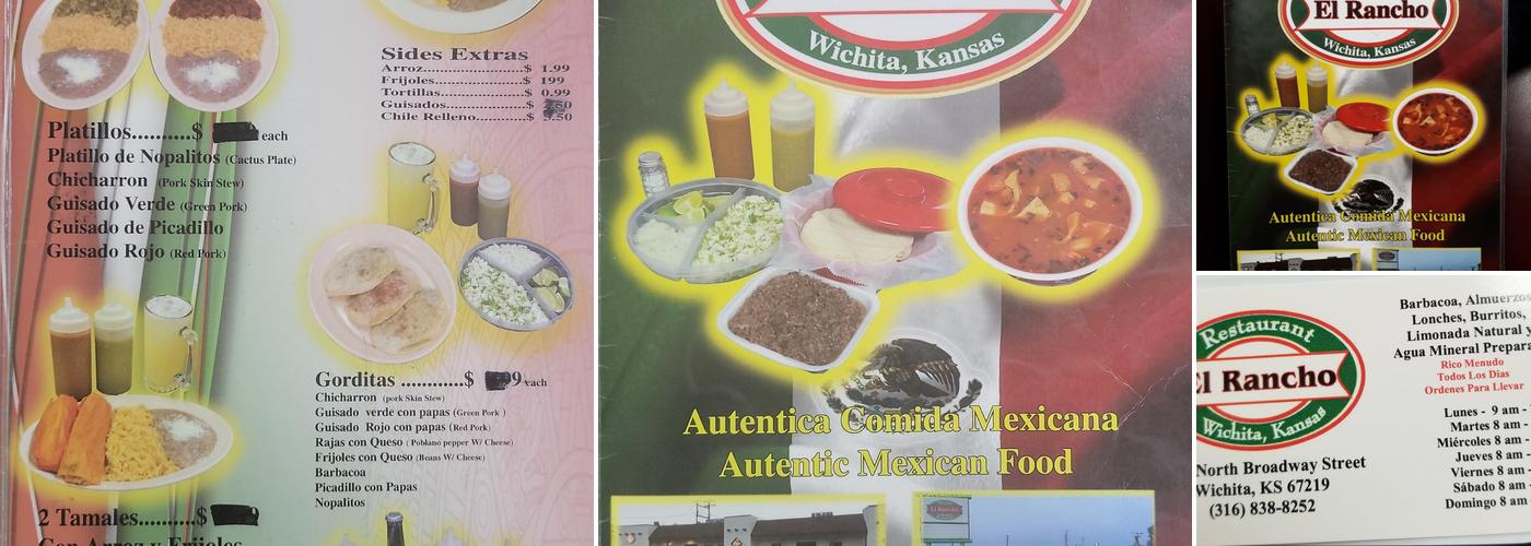 El Rancho Menu