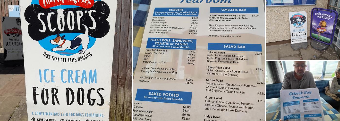 Ettrick Bay Tea Room Menu