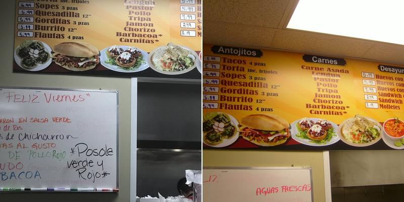 La Tili Supermarket Menu