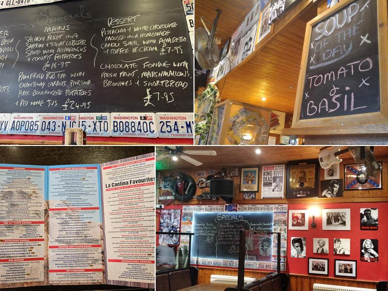 The 51st State and La Cantina Restaurant Menu