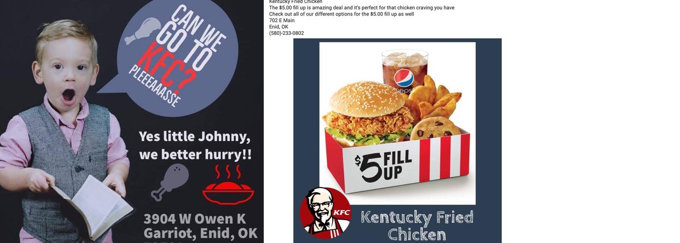 KFC Menu