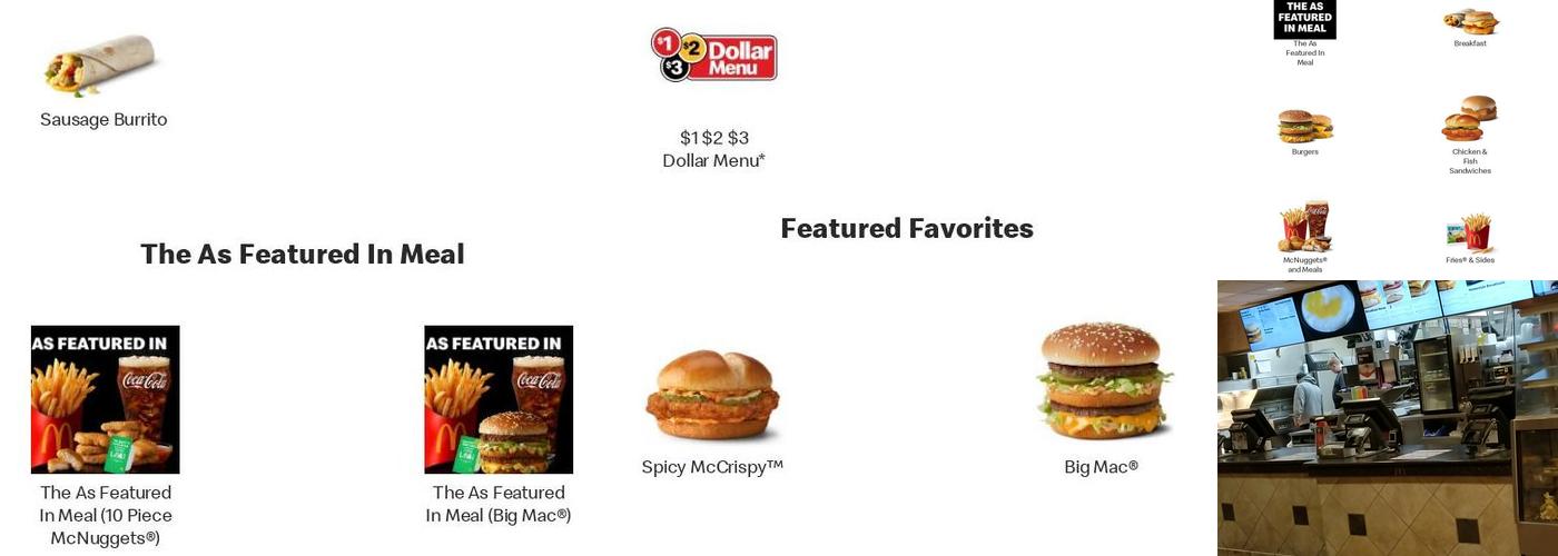 McDonald's Menu
