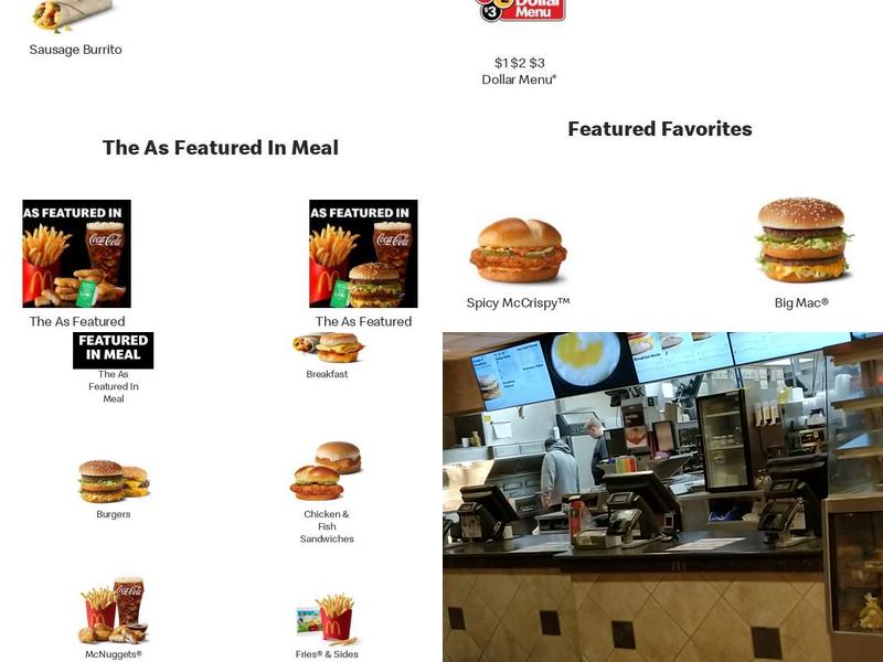 McDonald's Menu