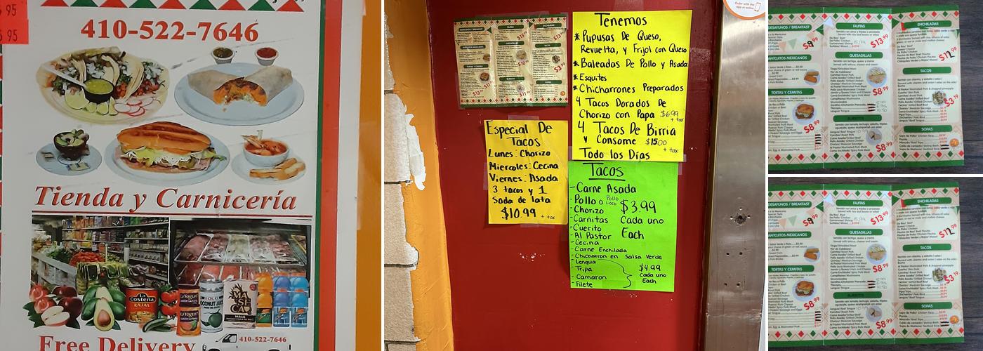 Cinco de Mayo Dos Menu