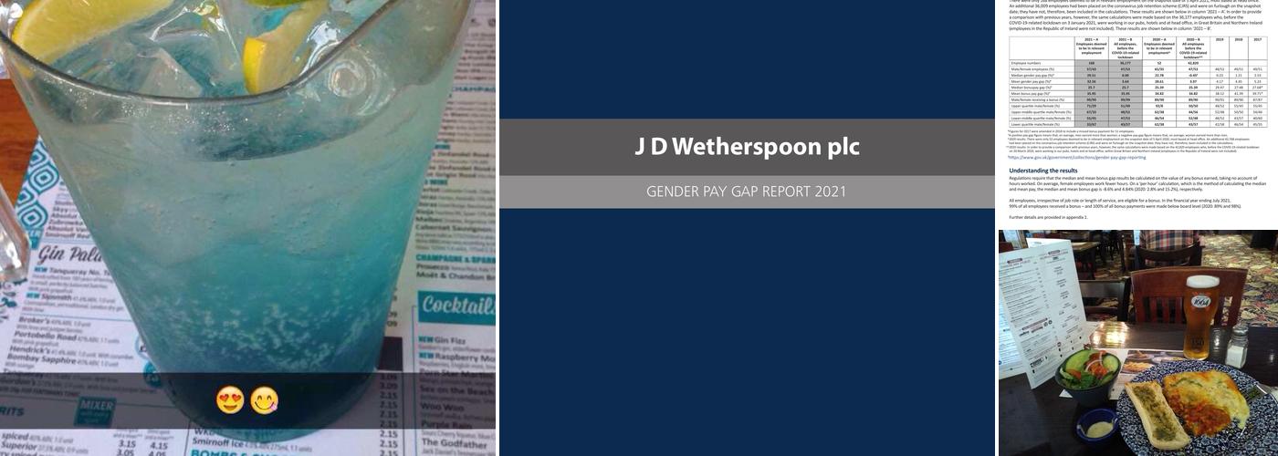 The John Wallace Linton - JD Wetherspoon Menu