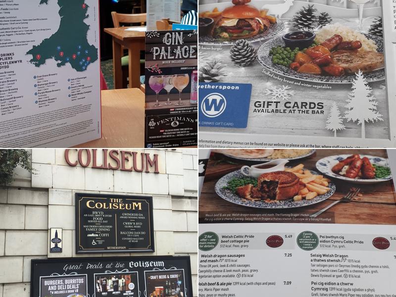 The Coliseum - JD Wetherspoon Menu
