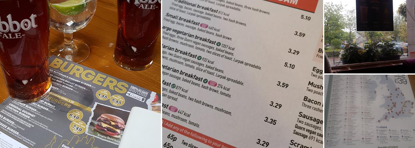 Yr Ieuan Ap Iago - JD Wetherspoon Menu