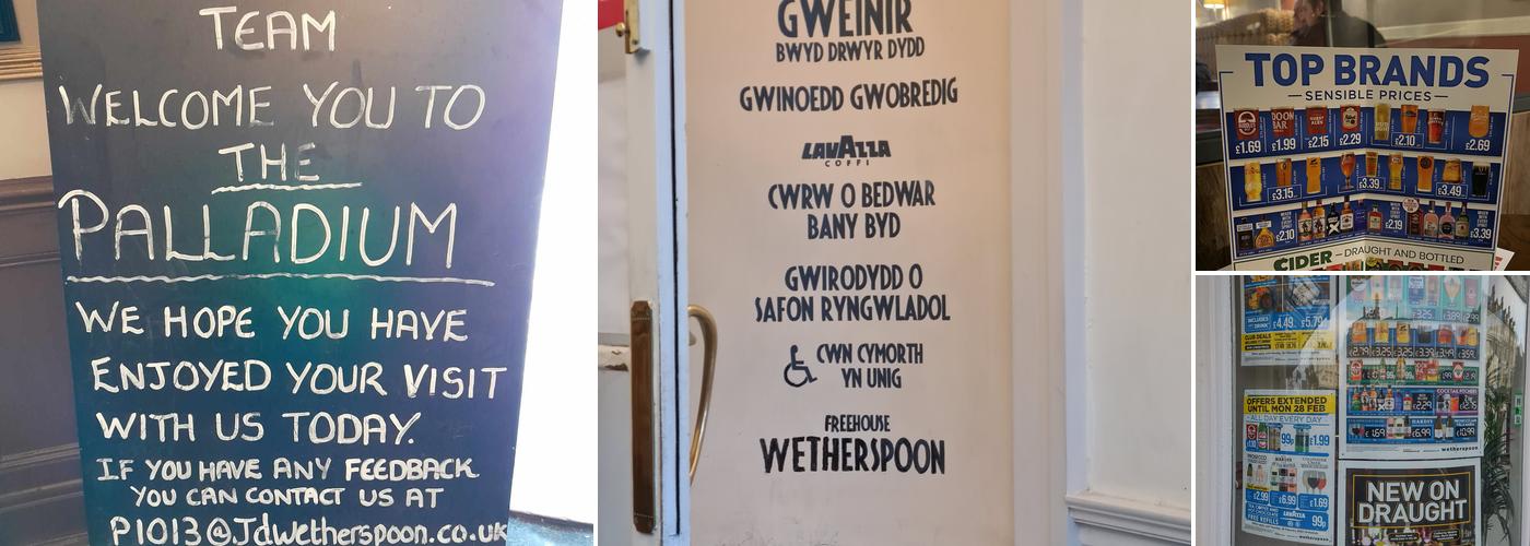 The Palladium - JD Wetherspoon Menu