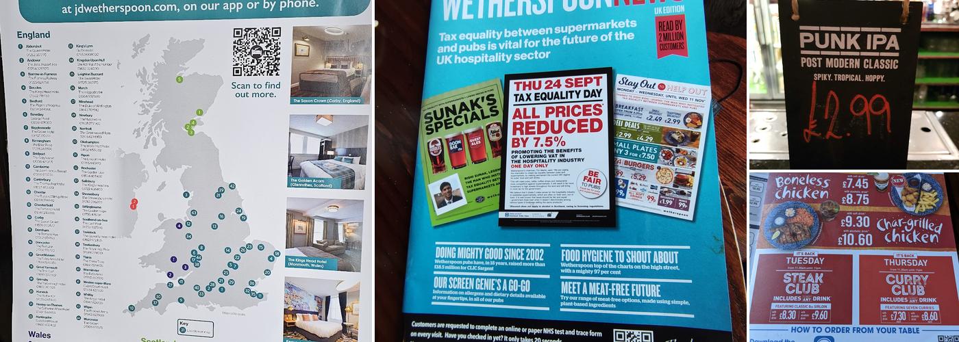 The Aneurin Bevan - JD Wetherspoon Menu