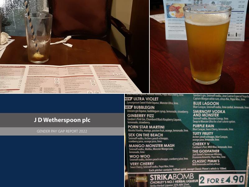 Cabot Court Hotel - JD Wetherspoons Menu