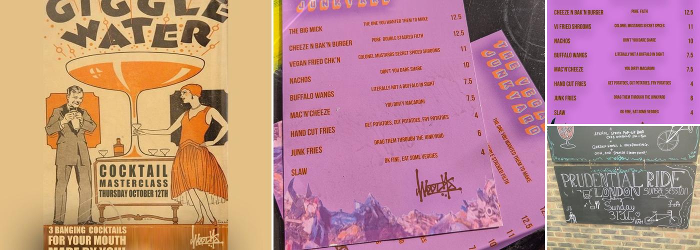 Woody's Menu