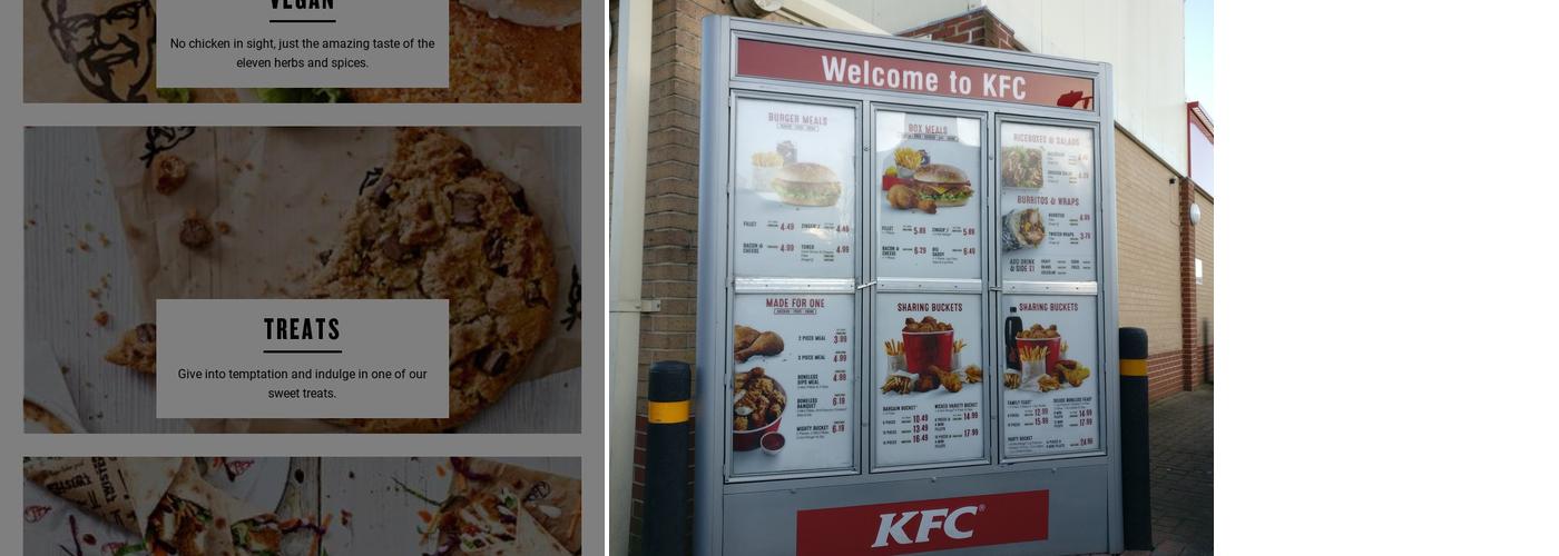KFC Sheffield - Penistone Road Menu
