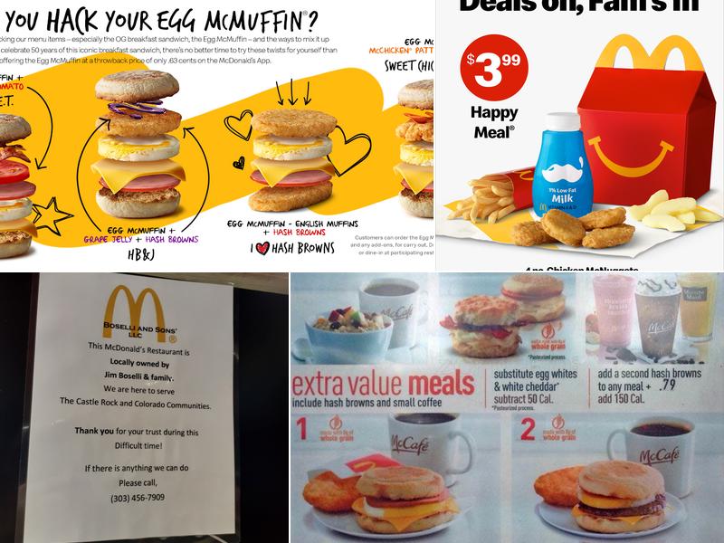 McDonald's Menu