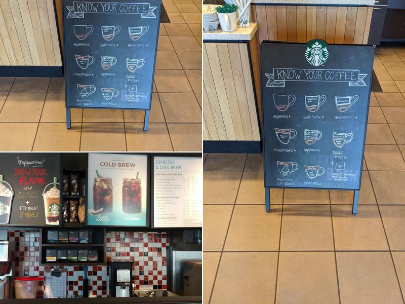 Starbucks Coffee Company Menu