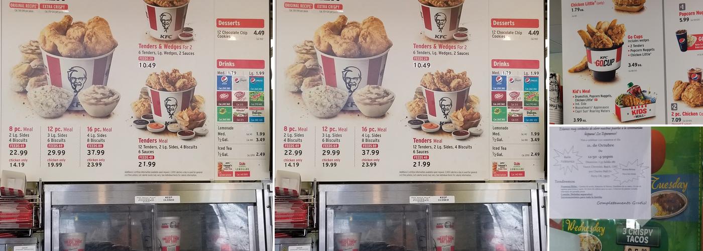 KFC Menu