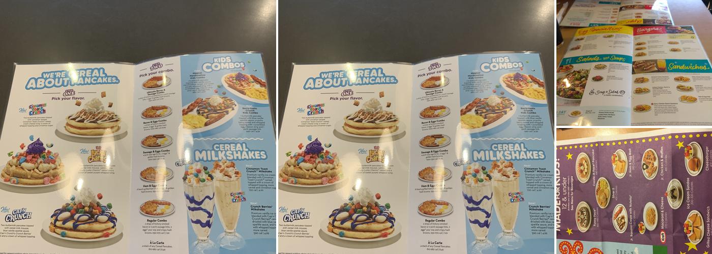 IHOP Menu