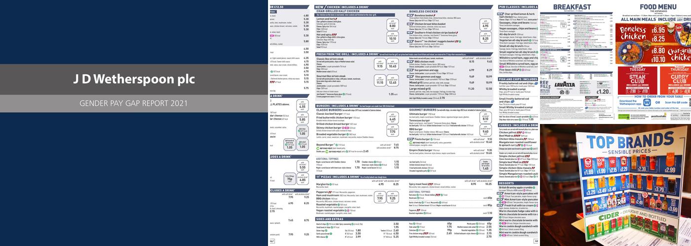 The Asparagus - JD Wetherspoon Menu