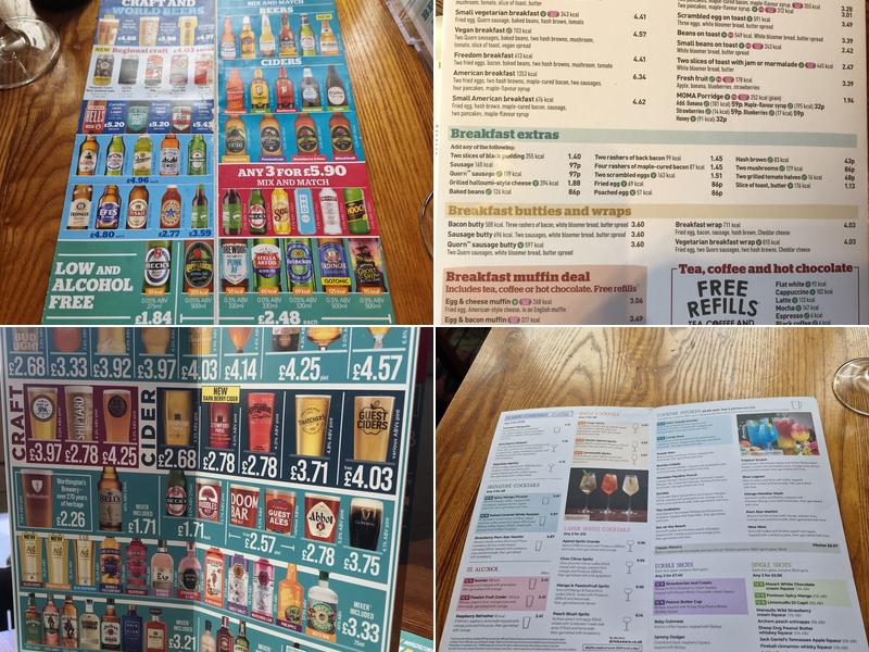 The Great Harry Menu