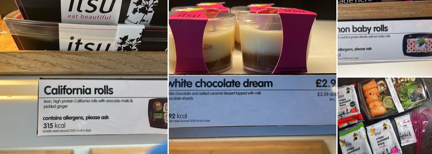 itsu - Sheldon Square Menu