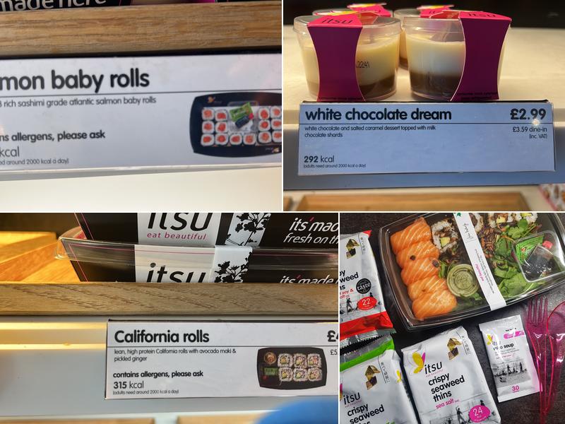 itsu - Sheldon Square Menu