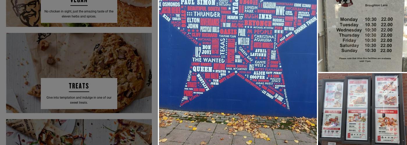 KFC Sheffield Arena - Broughton Lane Menu