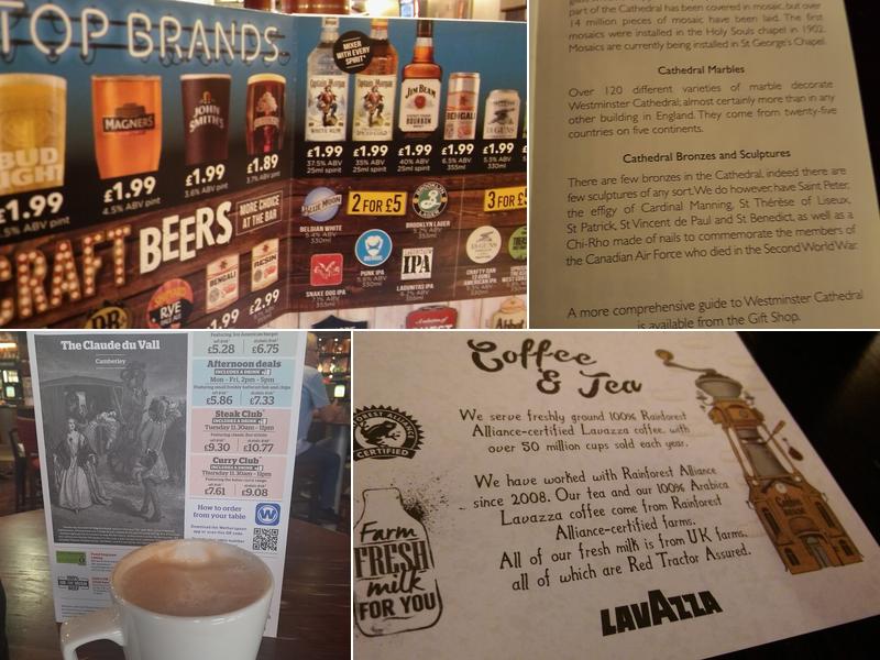 The Claude Du Vall Menu