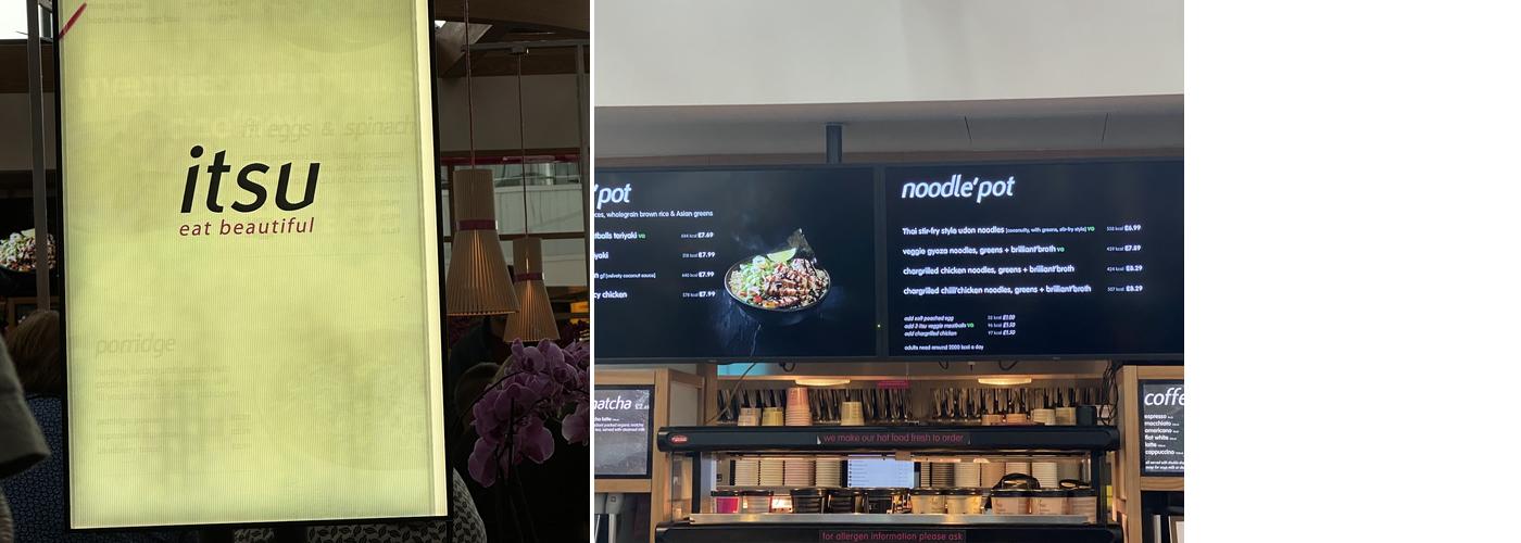 itsu - Heathrow Menu