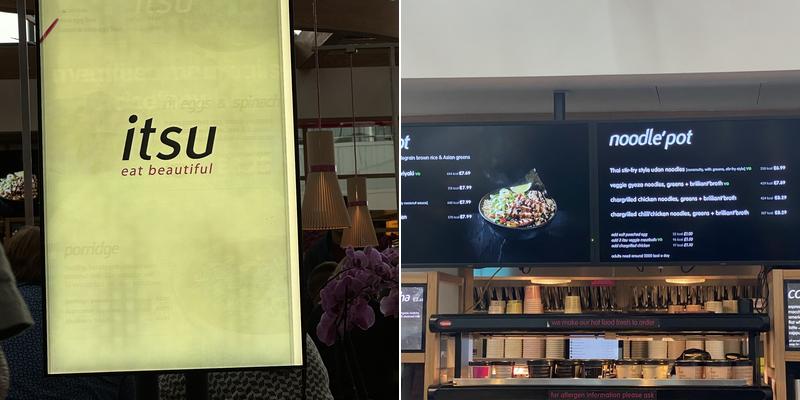 itsu - Heathrow Menu