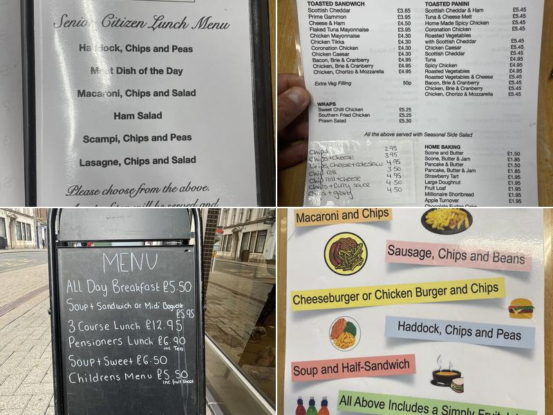 TARTANS & TWEEDS Menu